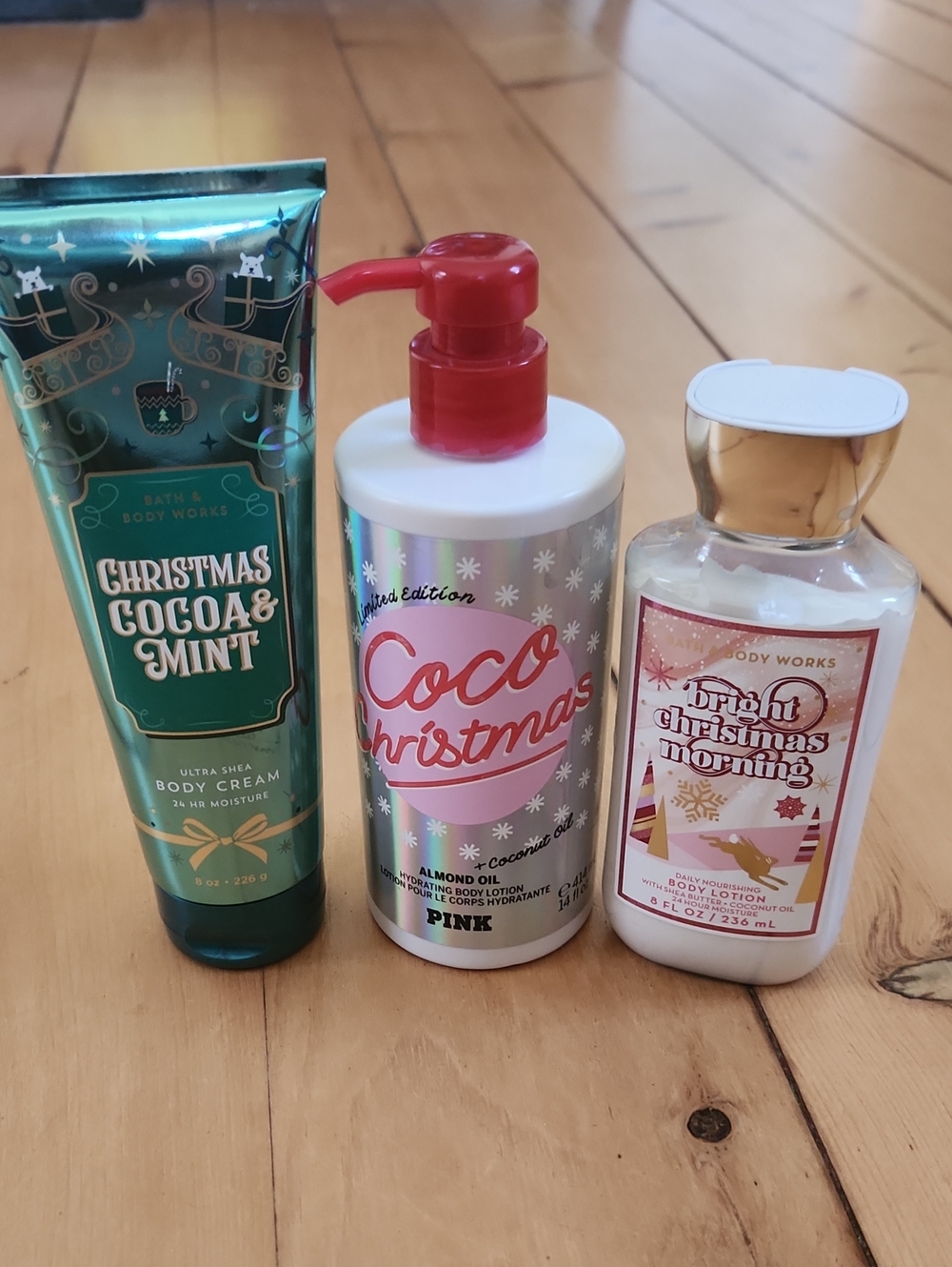 Bath & Body Works and Victoria's Secret PINK Holiday Lotion Lot